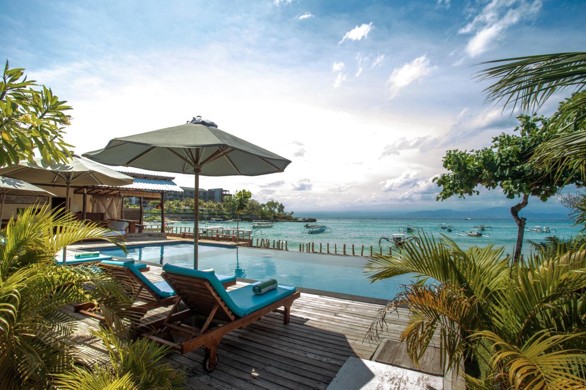 D'Muncuk Huts Hotel Nusa Lembongan  Bagian luar foto