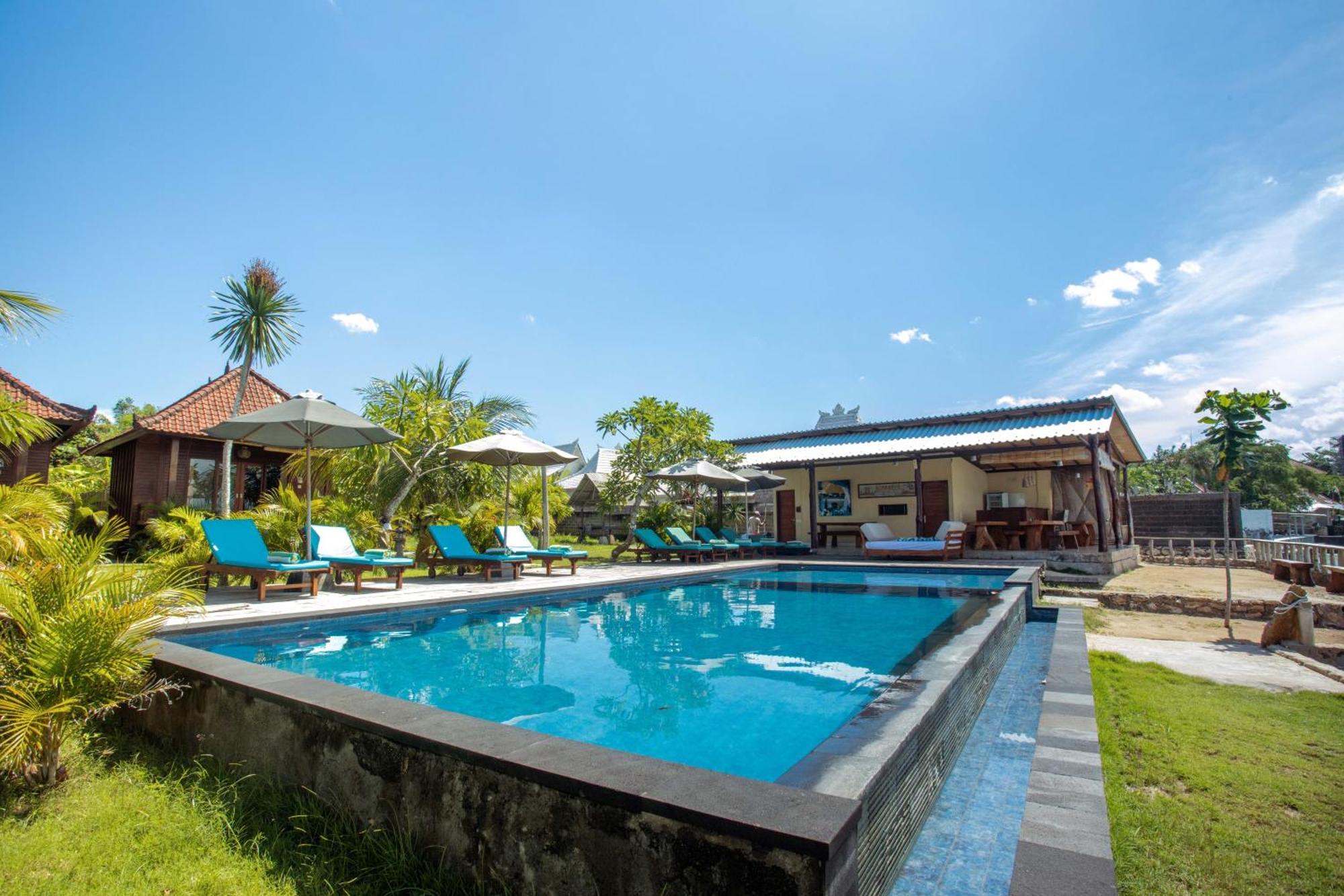 D'Muncuk Huts Hotel Nusa Lembongan  Bagian luar foto