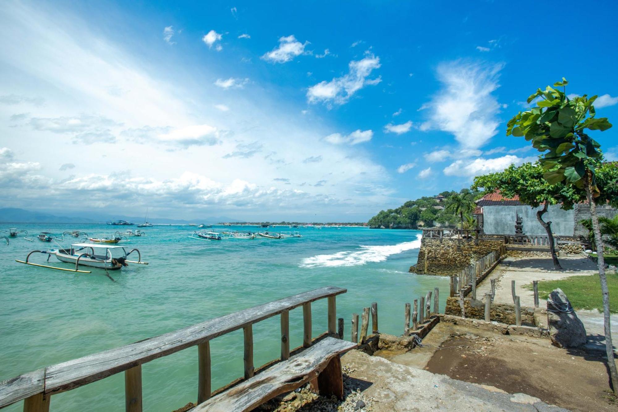 D'Muncuk Huts Hotel Nusa Lembongan  Bagian luar foto