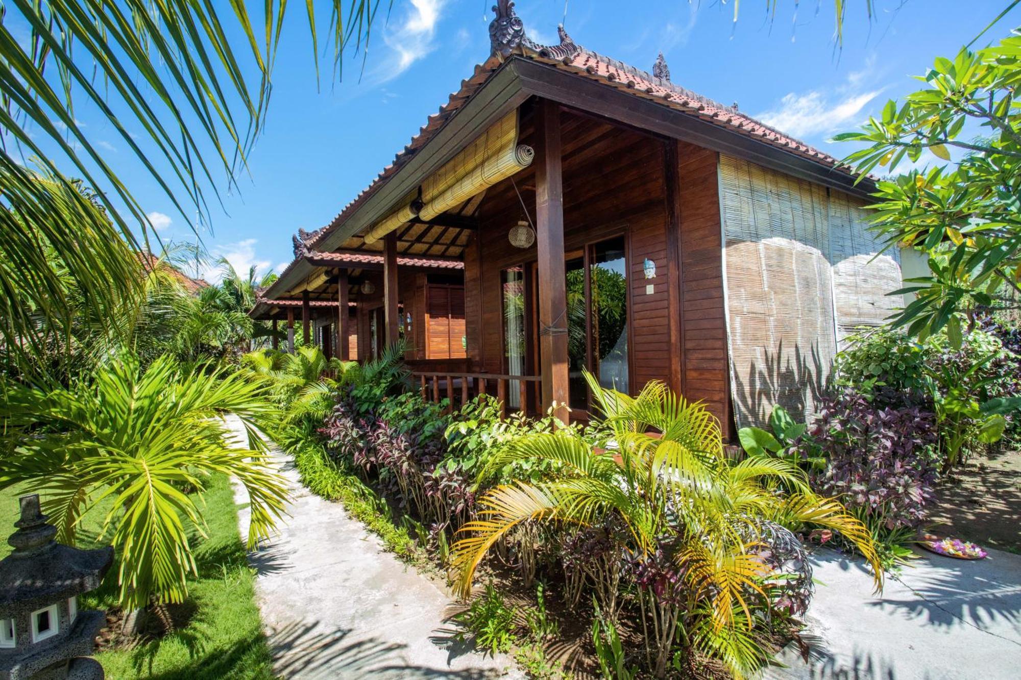 D'Muncuk Huts Hotel Nusa Lembongan  Bagian luar foto
