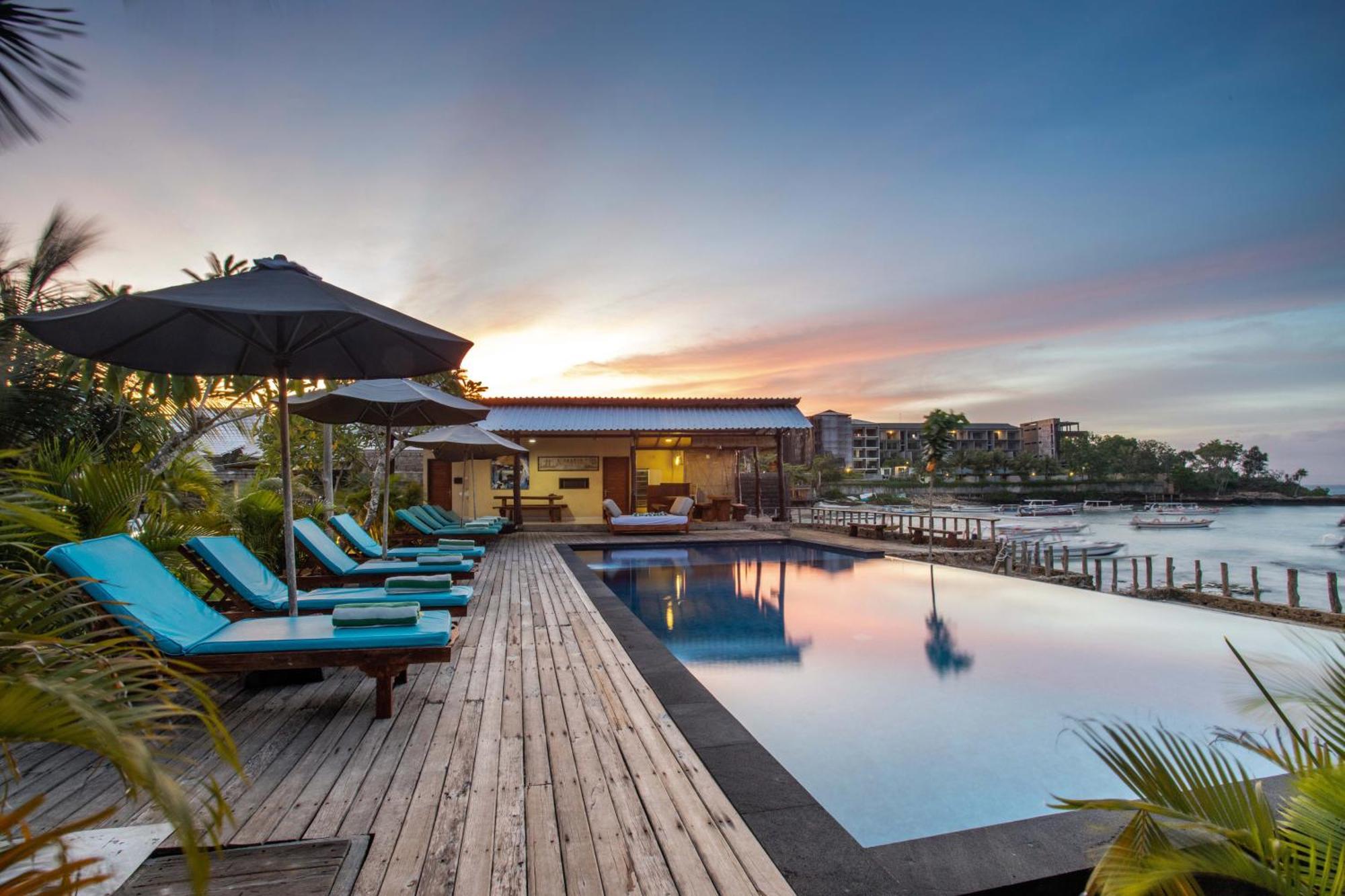 D'Muncuk Huts Hotel Nusa Lembongan  Bagian luar foto